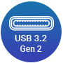 USB 3.2 Gen 2 Type-C icon